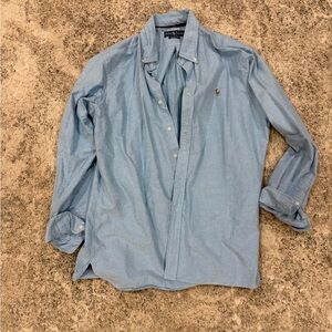 Polo Ralph Lauren Classic Blue Button Down Shirt - Men’s XL